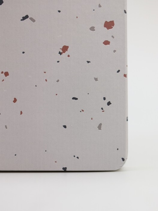 Блокнот (А5) &quot;Paint splatter&quot;, grey (14.5*21) 