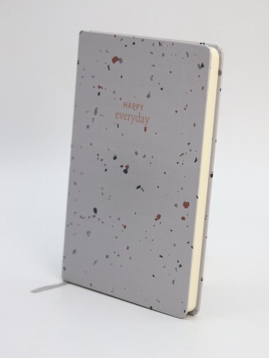 Блокнот (А5) &quot;Paint splatter&quot;, grey (14.5*21) 