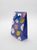 Пакет подарочный (XS) &quot;Big flowers&quot;, blue (12x6x16) 