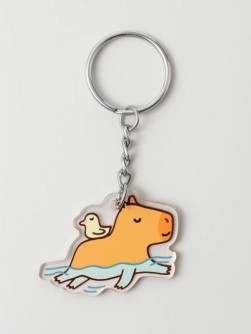 Брелок «Capybara and duck»