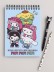 Блокнот А5 &quot;Kuromi POP!&quot;, 60 л, клетка, обложка картон 200 гр/м2, 141*201 мм 
