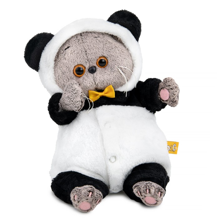 Мягкая игрушка "Басик BABY в кигуруми Панда" (20 см) 