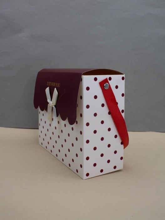 Пакет подарочный «Elegant bag», red (24.5*19.5*9.5) 