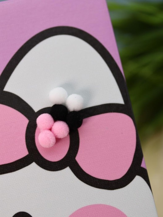 Картина из помпонов на подрамнике Draw Me! «Cute cat», (20 х 20 см) 