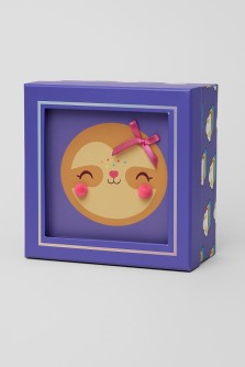 Подарочная коробка «Cute sloth», 17*17*8