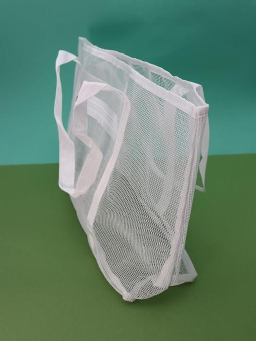 Сумка шоппер &quot;Transparent&quot;, white (47*12*29.5 см) 