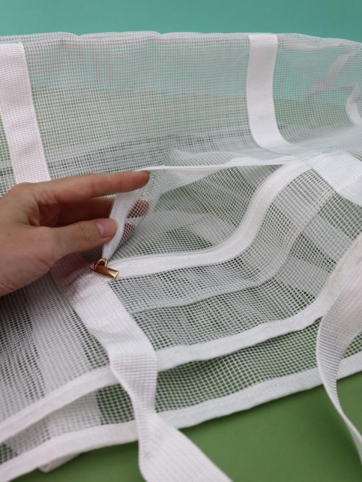 Сумка шоппер &quot;Transparent&quot;, white (47*12*29.5 см) 