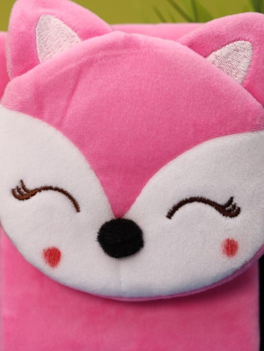 Сумочка плюшевая &quot;Sleeping fox&quot;, pink (17*10 см) 