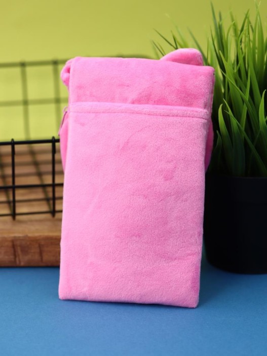 Сумочка плюшевая &quot;Sleeping fox&quot;, pink (17*10 см) 