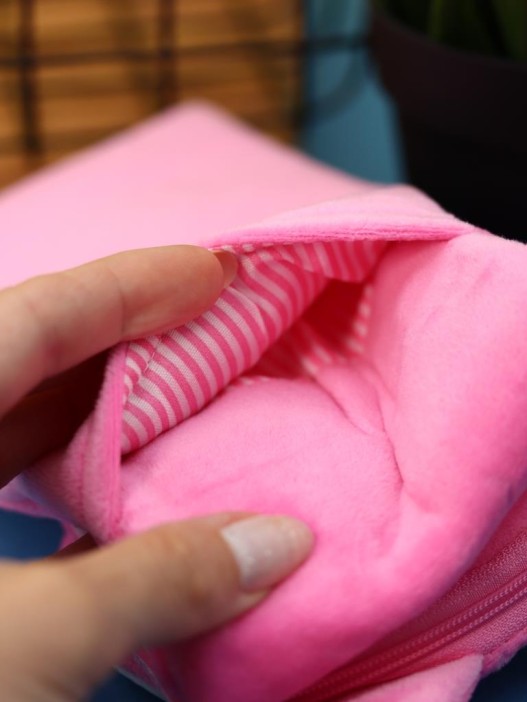 Сумочка плюшевая &quot;Sleeping fox&quot;, pink (17*10 см) 