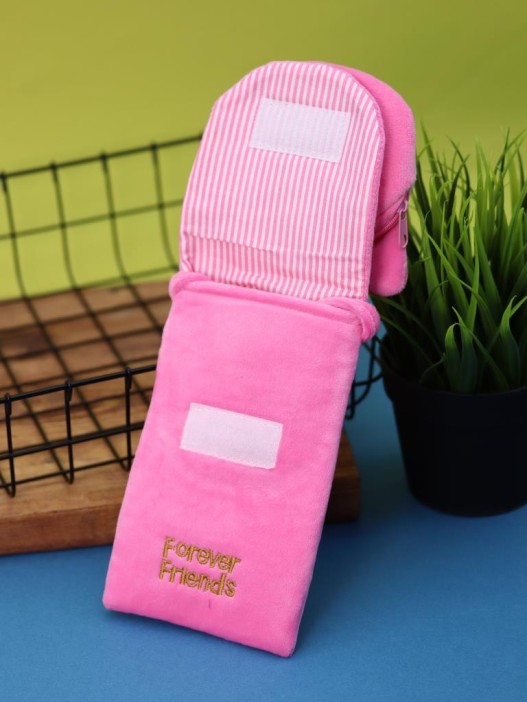 Сумочка плюшевая &quot;Sleeping fox&quot;, pink (17*10 см) 