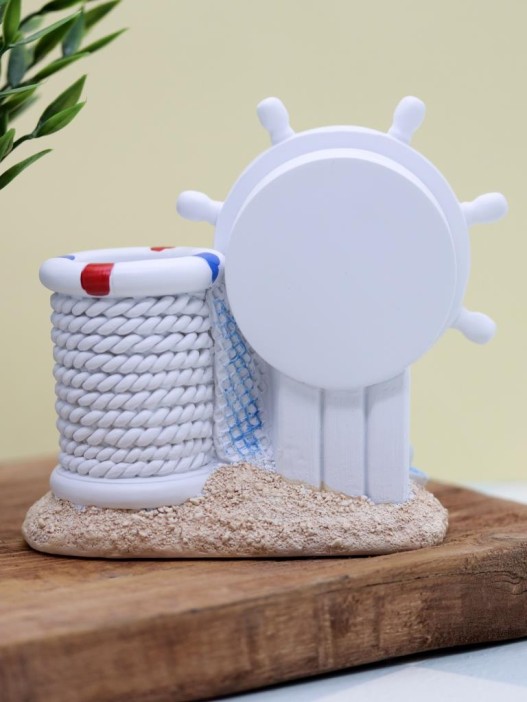 Ночник - подставка для канцелярских принадлежностей «Marine musician», white 