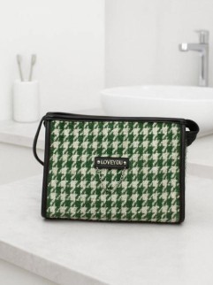 Косметичка "Love you", green (16х21х7 см)