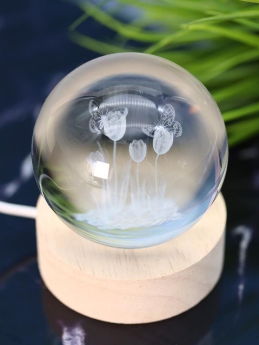 Ночник 3D iLikeGift «Tulips» (6 см) 