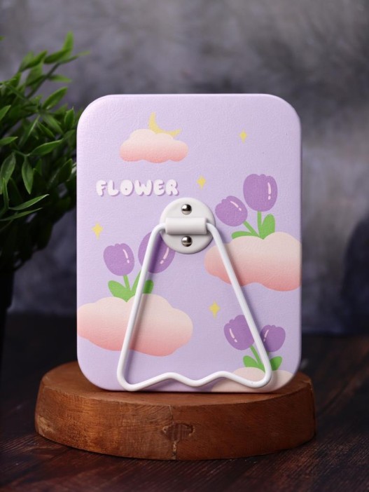 Зеркало настольное &quot;Flower&quot;, purple (16*12 см) 