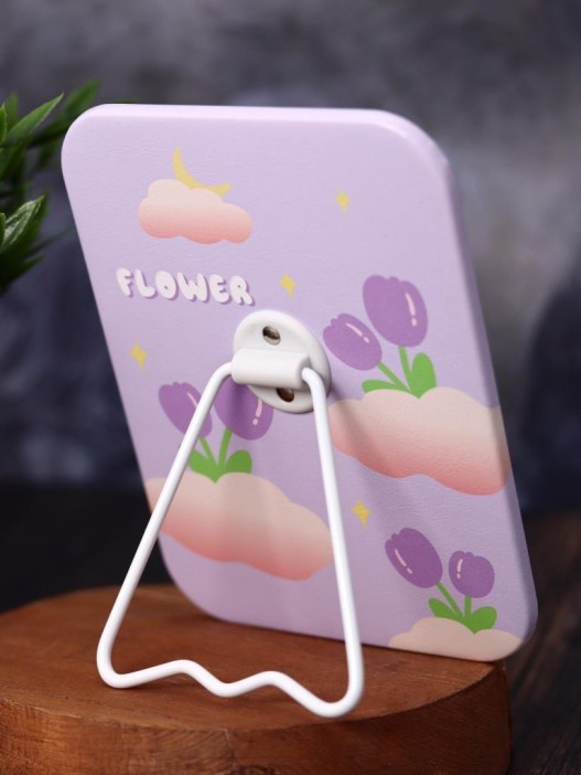 Зеркало настольное &quot;Flower&quot;, purple (16*12 см) 