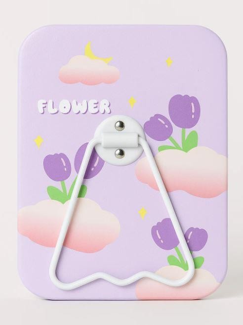 Зеркало настольное &quot;Flower&quot;, purple (16*12 см) 