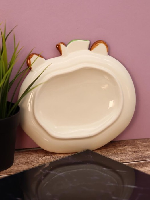 Тарелка керамическая «Capybara mandarin», 17,9х16,6х2 см 