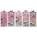 Лазерные наклейки (голография) Sanrio "Kuromi и друзья" (10*24 см), микс