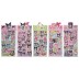 Лазерные наклейки (голография) Sanrio "Kuromi и друзья" (10*24 см), микс