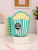 Блокнот фигурный ПВХ на гребне А6 &quot;Popcorn&quot; 9*10 см 70 гр 