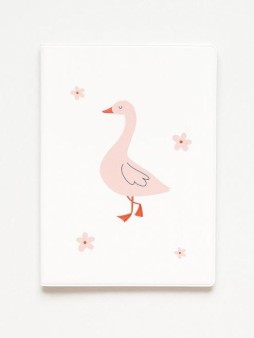 ОБЛОЖКА ДЛЯ ПАСПОРТА «Pink goose», плотность 600 мкм
