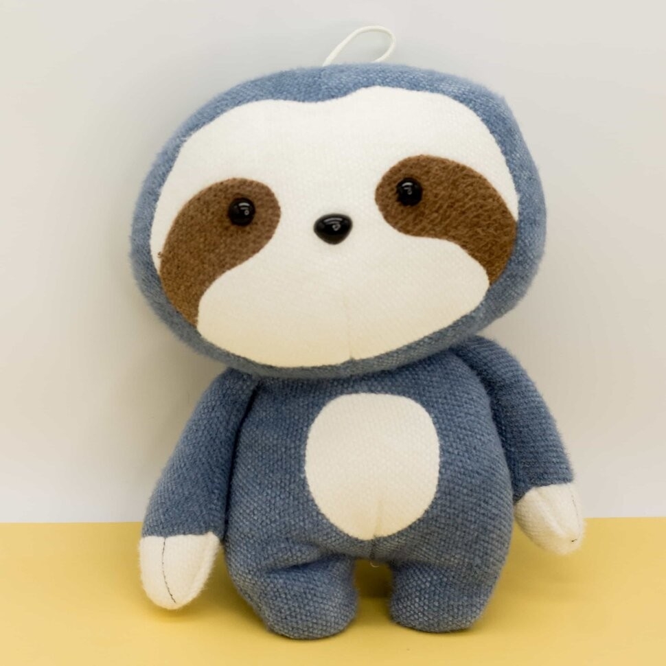 Мягкая игрушка "Ленивец Оскар", blue, 40 см