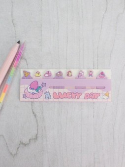 Стикеры закладки "Lucky day", pink