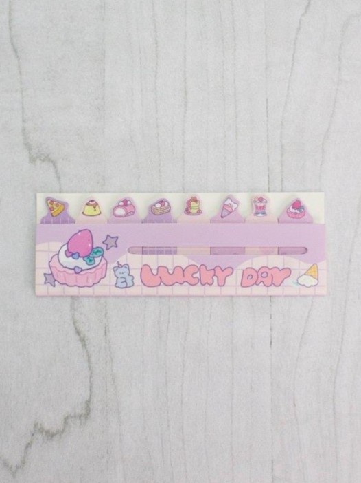Стикеры закладки "Lucky day", pink 