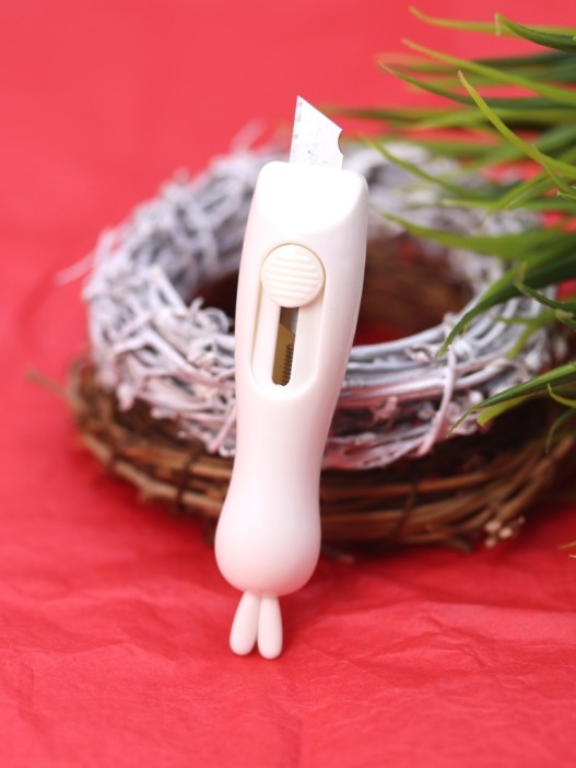 Канцелярский нож &quot;Minimalistic bunny&quot;, white 