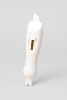 Канцелярский нож "Minimalistic bunny", white