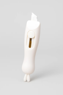 Канцелярский нож "Minimalistic bunny", white