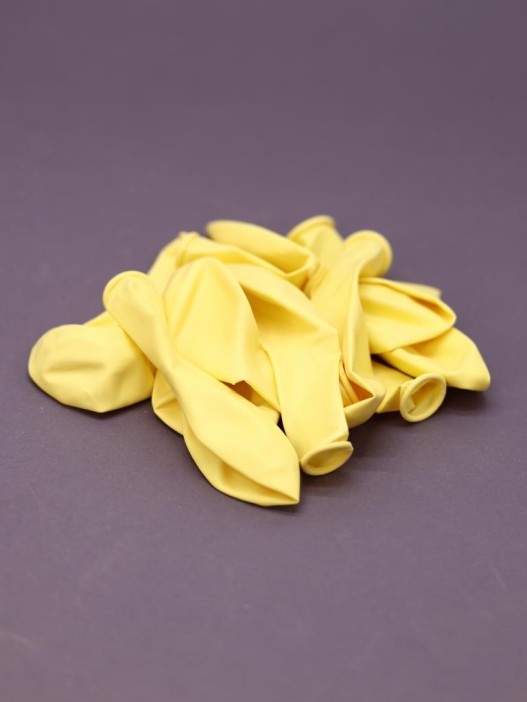 Набор воздушных шаров 10 шт. &quot;Mellow magic&quot;, yellow (25 см) 