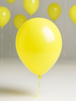 Набор воздушных шаров 10 шт. "Mellow magic", yellow (25 см)