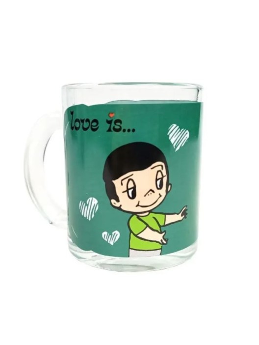 Набор кружек &quot;Love is...Как в первый раз&quot;, 320 мл, стекло 