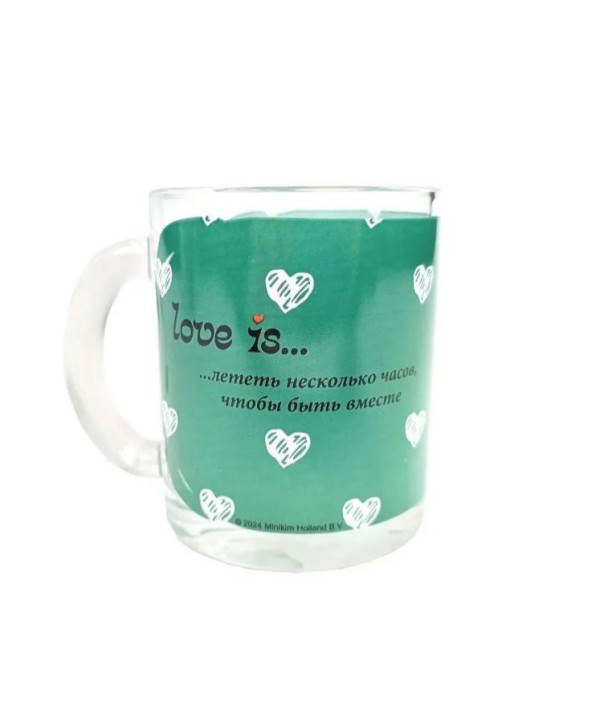 Набор кружек &quot;Love is...Как в первый раз&quot;, 320 мл, стекло 