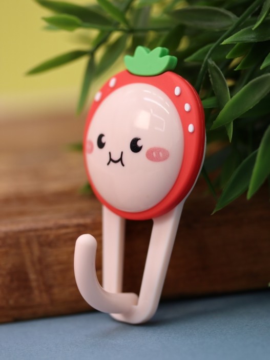 Крючок на липучке «Berry», red 