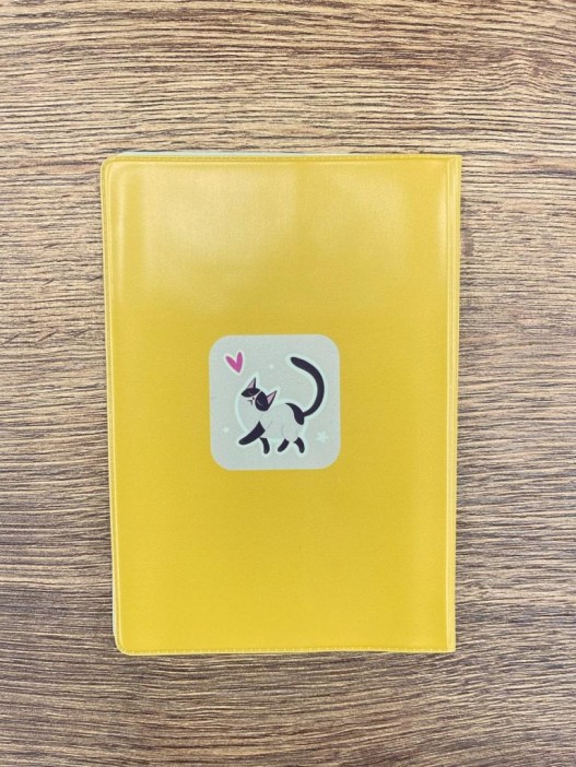 Обложка для паспорта &quot;Погладь кота - успокойся&quot;, плотность 280 мкм 