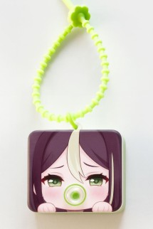 Брелок-мялка с тревел креплением «Anime pals», green