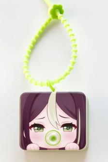 Брелок-мялка с тревел креплением «Anime pals», green