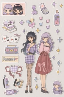 Наклейки &quot;Sweet Girlfriendl&quot;