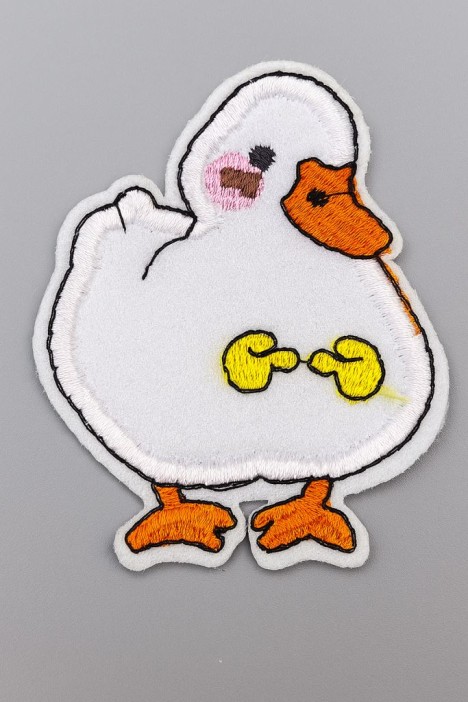 Термонашивка для одежды iLikeGift «Big goose» 6,4*5,2 см. 