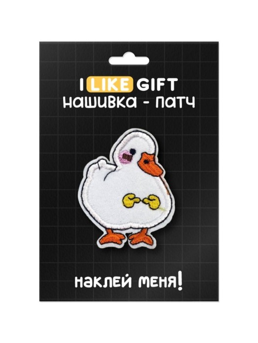Термонашивка для одежды iLikeGift «Big goose» 6,4*5,2 см. 