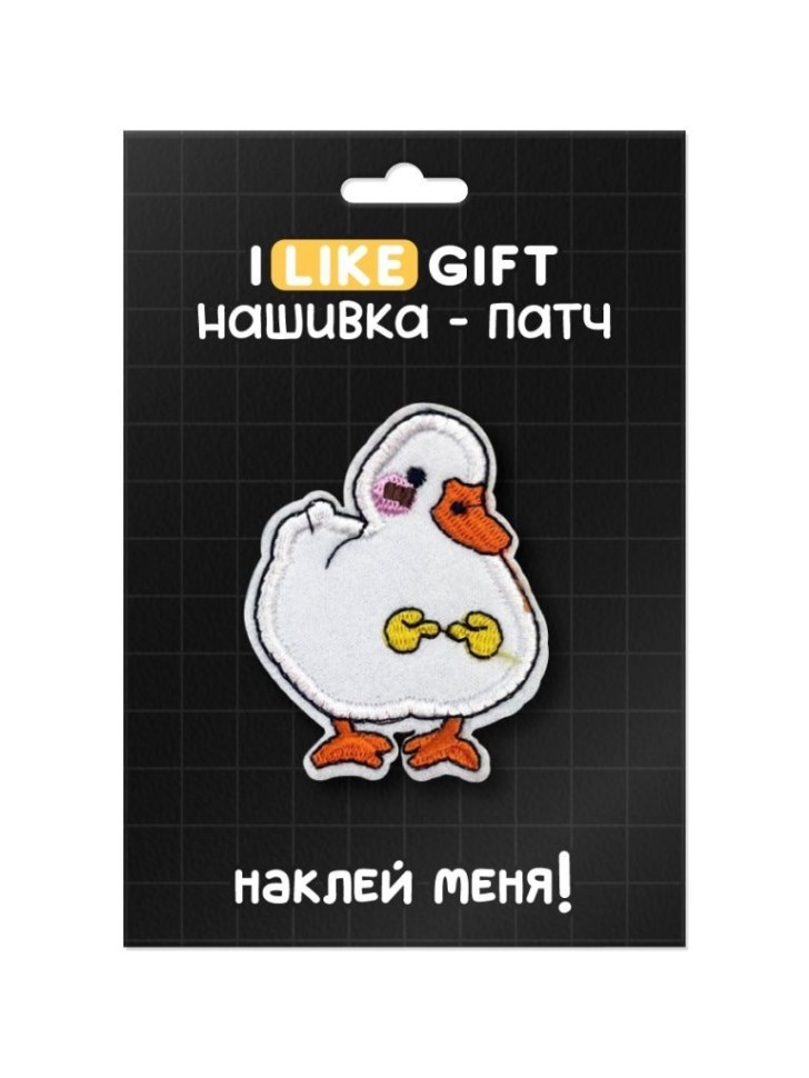 Термонашивка для одежды iLikeGift "Большой гусь" 6,4*5,2 см