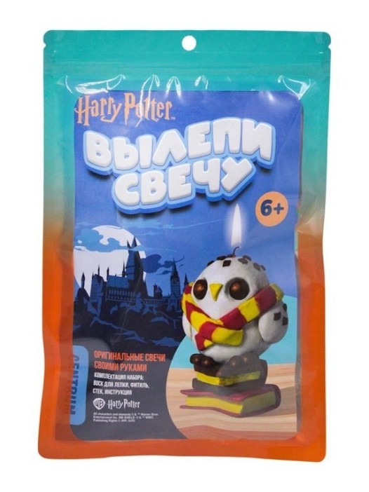 Набор для творчества Гарри Поттер, слепи свечу «Сова» 
