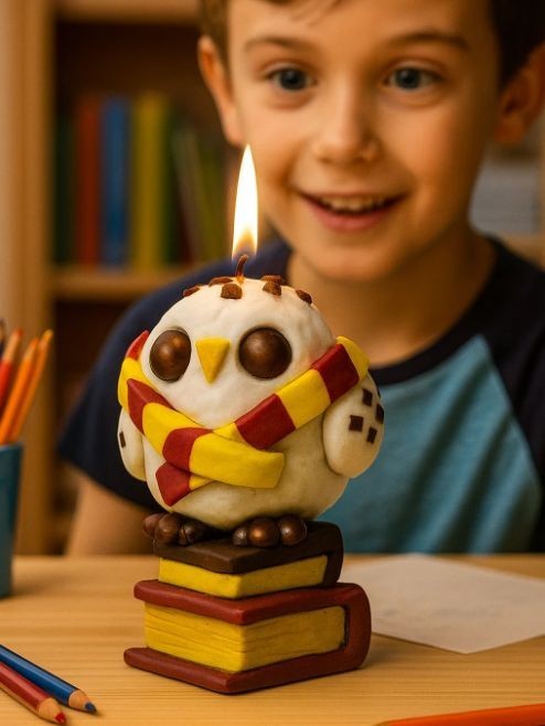 Набор для творчества Гарри Поттер, слепи свечу «Сова» 