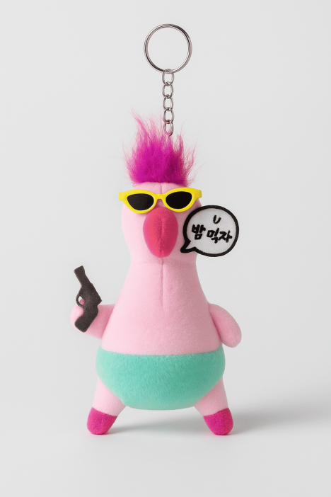 Плюшевый брелок &quot;Killer chick&quot;, pink (15 см) 