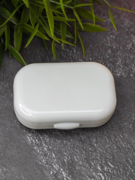 Контейнер для линз "Classic horizontal", green 