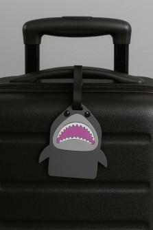 Бирка для багажа "Shark", grey