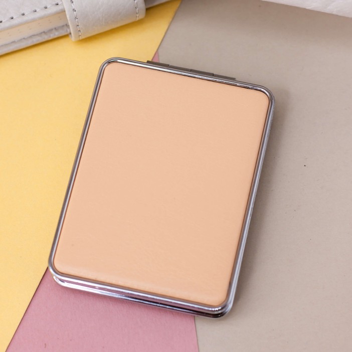 Зеркало-шейкер раскладное &quot;Animal owl&quot;, yellow (8*6 см) 